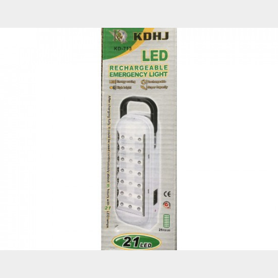 Ліхтар, лампа KD-713 Rechargeable Emergency Light 21 LED