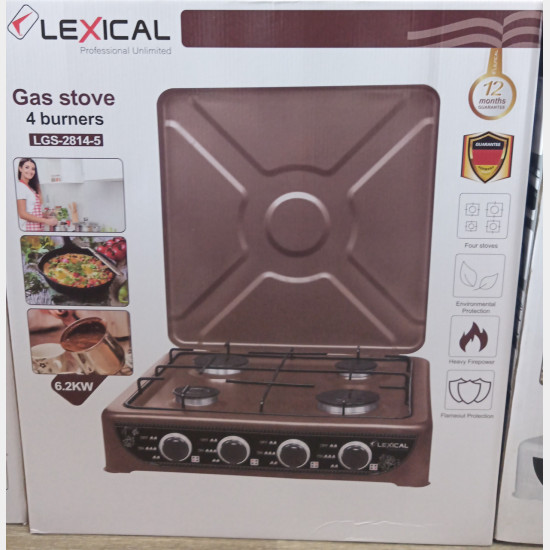 Плита газовая 4 конфорки Lexical LGS 2814-5