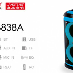 Temeisheng 6838A bluetooth колонка 8″