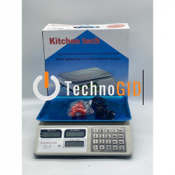 Ваги торговельні ACS KitchenTech KT218 50 кг 6 V (метал)