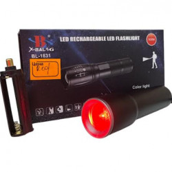 Фонарь ручной красный свет X-BAIL BL1831 -3 (USB Charge) (120шт)