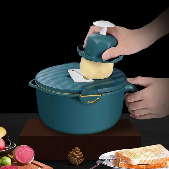 Шинковка-терка Multifunctional cooking machine кругла з ручкою SZK-6 Шинковка-терка Multifunctional cooking machine кругла з ручкою SZK-6