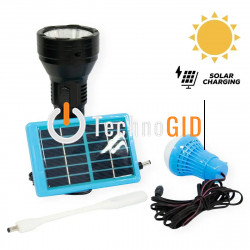 Ліхтарик ручний BL YW-038 hand torch + bulb + solar 