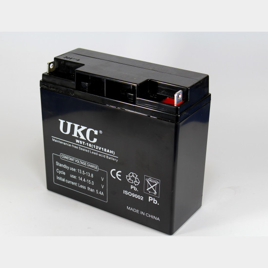 Аккумулятор BATTERY 12V 18A UKC Аккумулятор BATTERY 12V 18A UKC