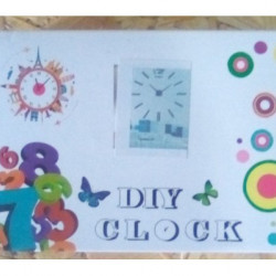 Настенные маленькие 3D часы DIY clock
