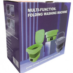 Портативна Пральна складна машина 2в1 з відром 10л Folding Washing Machine / ART-5077 (18шт)