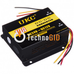 Перетворювач DC/DC 24v-12v 10A 