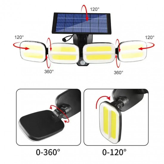 Фонарик стационарный BL KXK 601 Solar 240 COB 