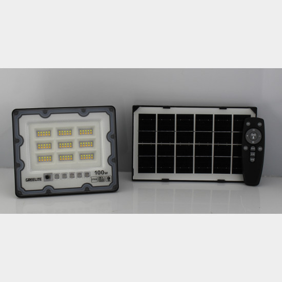 Вуличний ліхтар на стовп на сонячній панелі 100W JX 007 (10) Вуличний ліхтар на стовп на сонячній панелі 100W JX 007 (10)