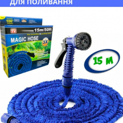 Magic Hose steel, V-HOSE поливальний шланг 15 м