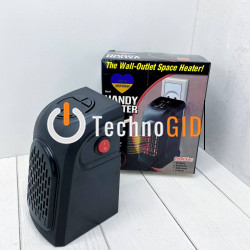 Сучасний електрообігрівач тепловентилятор дуйчик Handy Heater портативний для дачі взимку міні обігріву