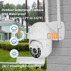 Камера відеоспостереження PTZ вулична 4mp Wi-Fi Outdoor Camera A15 4G (ICSEE) 