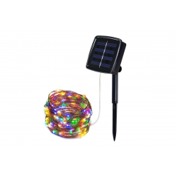 Гирлянда Капля росы (SFK-15) RGB цвет с солнечной панелью 10m/100led