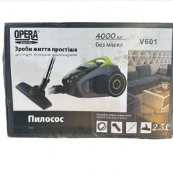 Пылесос без мешка OPERA V601 4000Вт 2,5л (Зеленый) (1шт)