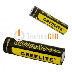 Батарейка BATTERY 18650 Black Greelite чорна 