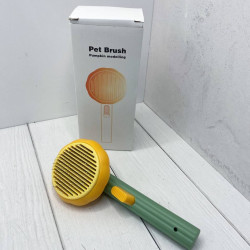 Щетка для вычесывания шерсти Pet Brush pumpkin (120)