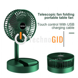 Вентилятор Folding Fan USB зарядний 