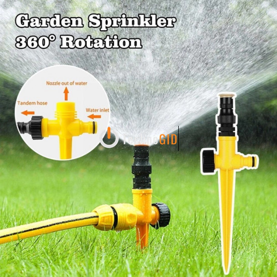 Садовий розбризкувач, що обертається 360 Lawn Water Sprinkler / ART-5058 