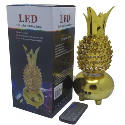 Лампа на подставке ананас вращающийся RGB RHD-171 mp3 RGB+Мр3+Ду+USB (RD-5041) (50)