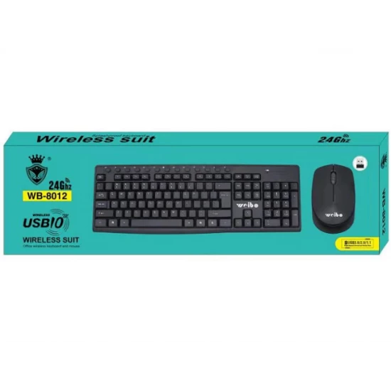 Беспроводной комплект клавиатуры и мышки Wireless suit WB-8012 24Ghz