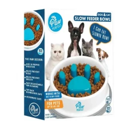 Забавна годівниця для котів та собак із захистом від задухи Paw Perfect