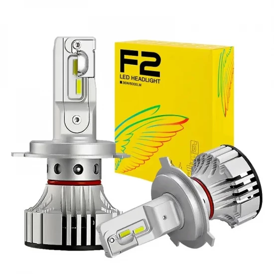 LED лампы для фар F2 H4 Solar 