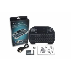 Беспроводная клавиатура Mini Keyboard Backlit с тачпадом i8