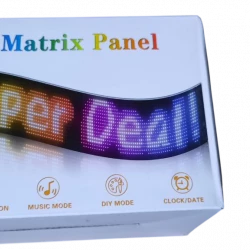 Гибкий экран LED Matrix Panel APP wifi rgb 192mm* 1330mm (12)