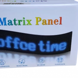 Гибкий экран LED Matrix Pane APP wifi rgb 192mm 898mm (18)