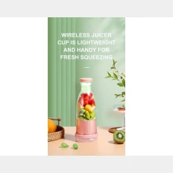 Аккумуляторный блендер-бутылка для смузи Mini Juicer 380мл