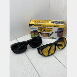 Антибликовые очки HD vision Glasses 2 в1 набор из 2х очков (200)
