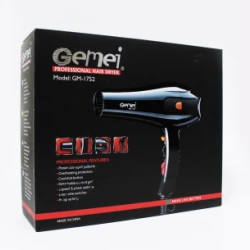 Gemei Фен Для Волосся GM-1752 ТІЛЬКИ ЯЩИК
