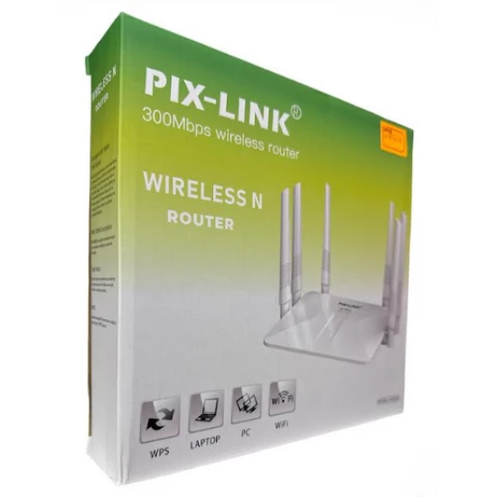 WiFi роутер PIX-LINK LV WR50Q 6 Антенна (300m Wireless N-Router) 