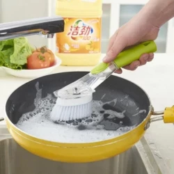 Многофункциональная щетка с дозатором для чистки посуды DMZ-8890 AUTOMATIC LIQUID CLEANING BRUSH (WN