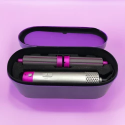 Мультистайлер 5 в 1  HAIR BRUSH фіолетовий кейс